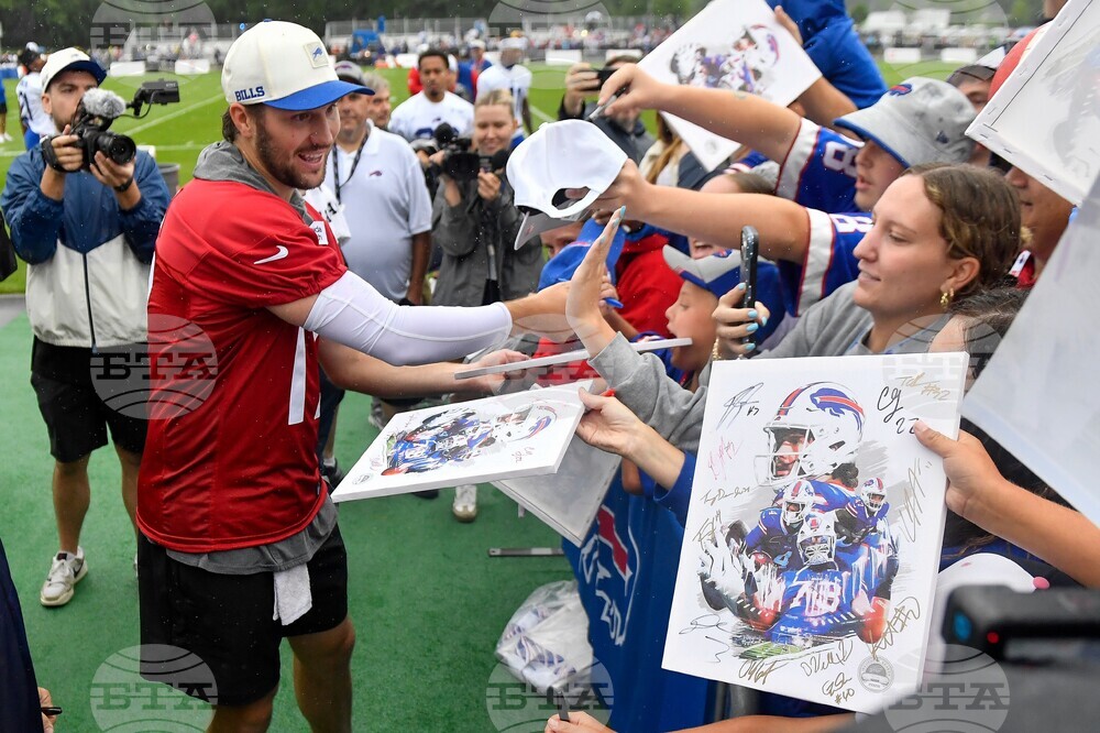 APTOPIX Bills Camp Football