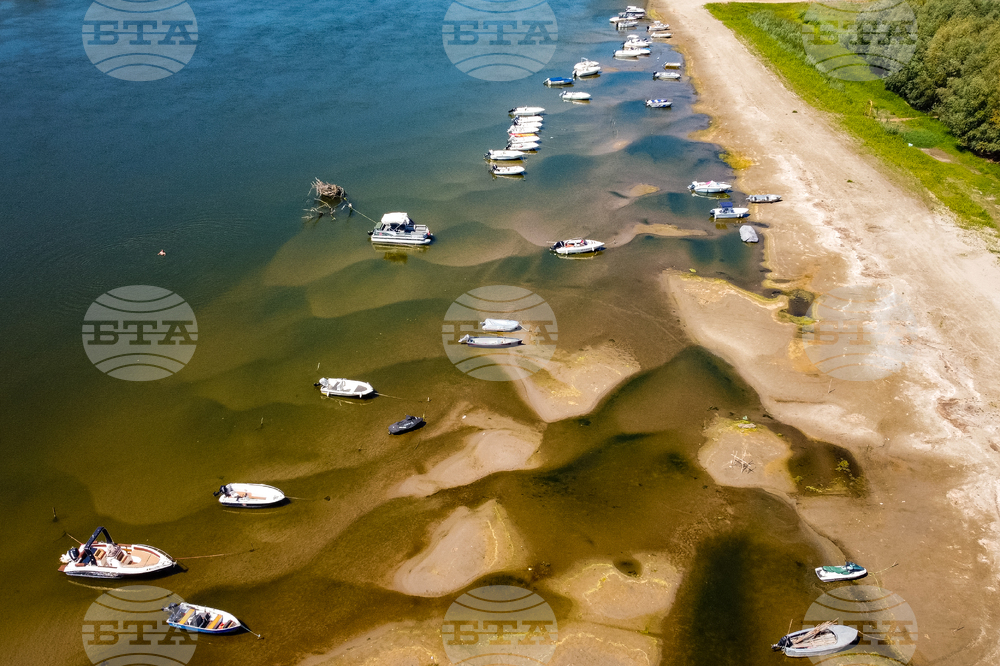 APTOPIX Romania Danube Drought