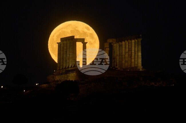 Greece Full Moon