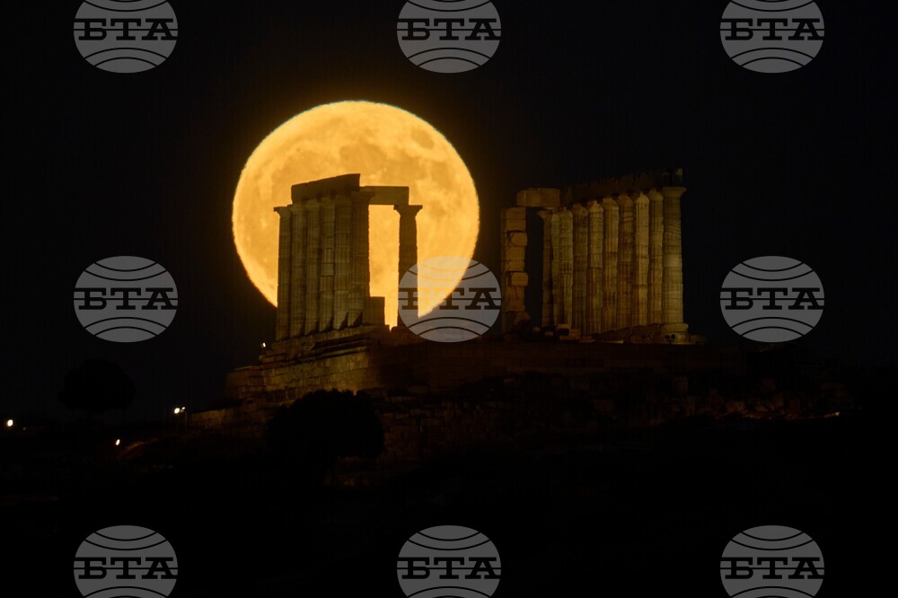 Greece Full Moon