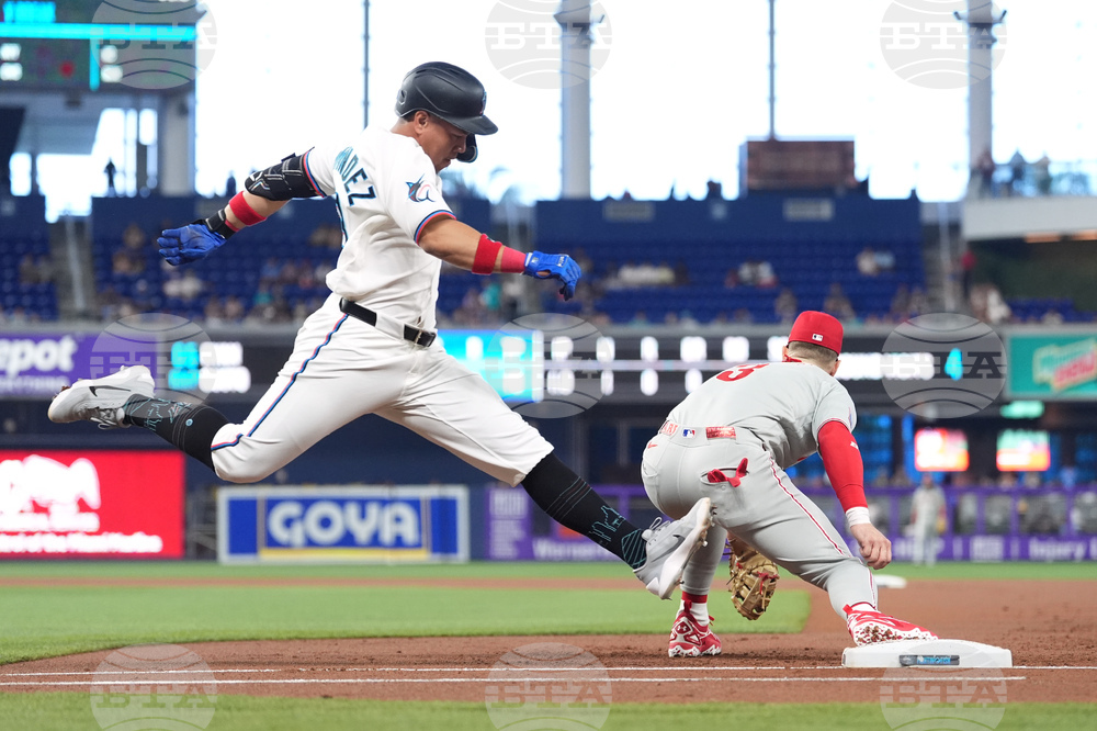 Phillies Marlins Baseball
