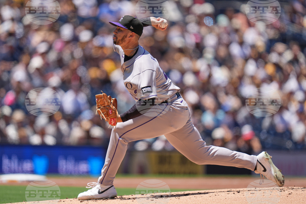 Rockies Padres Baseball