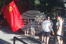 Ямбол - протест срещу американски самолети на авиобаза „Безмер”