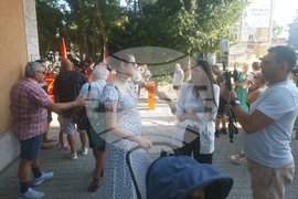 Ямбол - протест срещу американски самолети на авиобаза „Безмер”