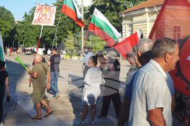 Ямбол - протест срещу американски самолети на авиобаза „Безмер”