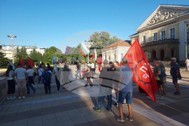 Ямбол - протест срещу американски самолети на авиобаза „Безмер”