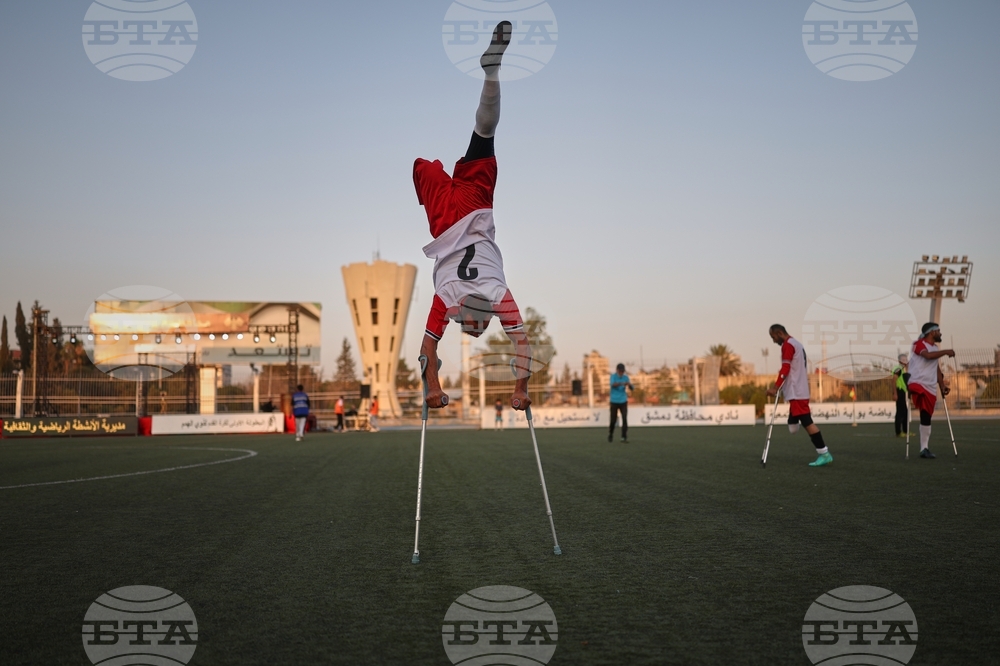 APTOPIX Syria Disabilities Soccer