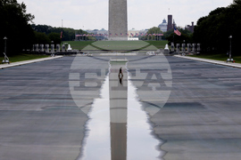 APTOPIX Lincoln Memorial Reflecting Pool