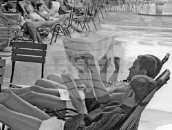 На разходка в Международния младежки център в Приморско през 1966 година