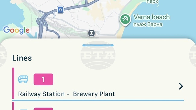 Varna Launches New TTickets Public Transport App