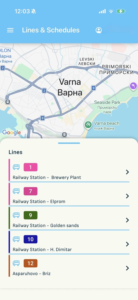 Varna Launches New TTickets Public Transport App