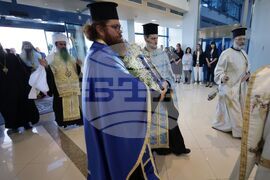 Летище „Васил Левски“ - чудотворна икона - посрещане