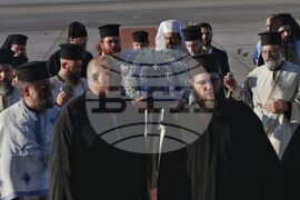 Летище „Васил Левски“ - чудотворна икона - посрещане
