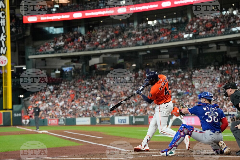 Rangers Astros Baseball