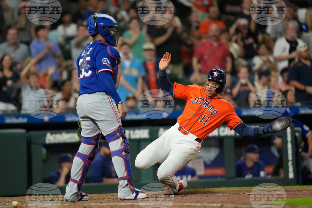 Rangers Astros Baseball