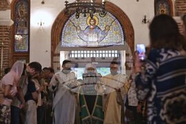 Храм „Света София Премъдрост Божия“ - чудотворна икона - посрещане