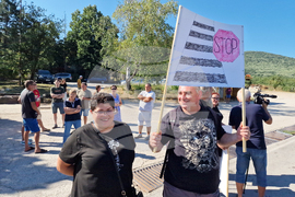 Търговище - местност Момина чешма - протест