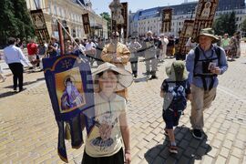Чудотворна икона на света Богородица - Хавайска - литийно шествие