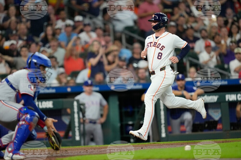 Rangers Astros Baseball