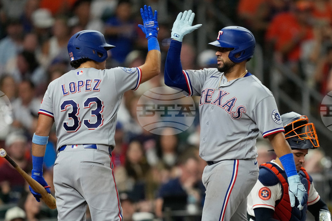 Rangers Astros Baseball