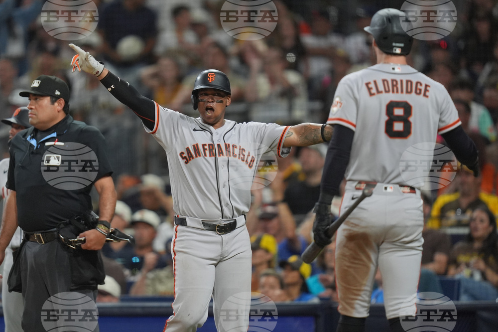Giants Padres Baseball