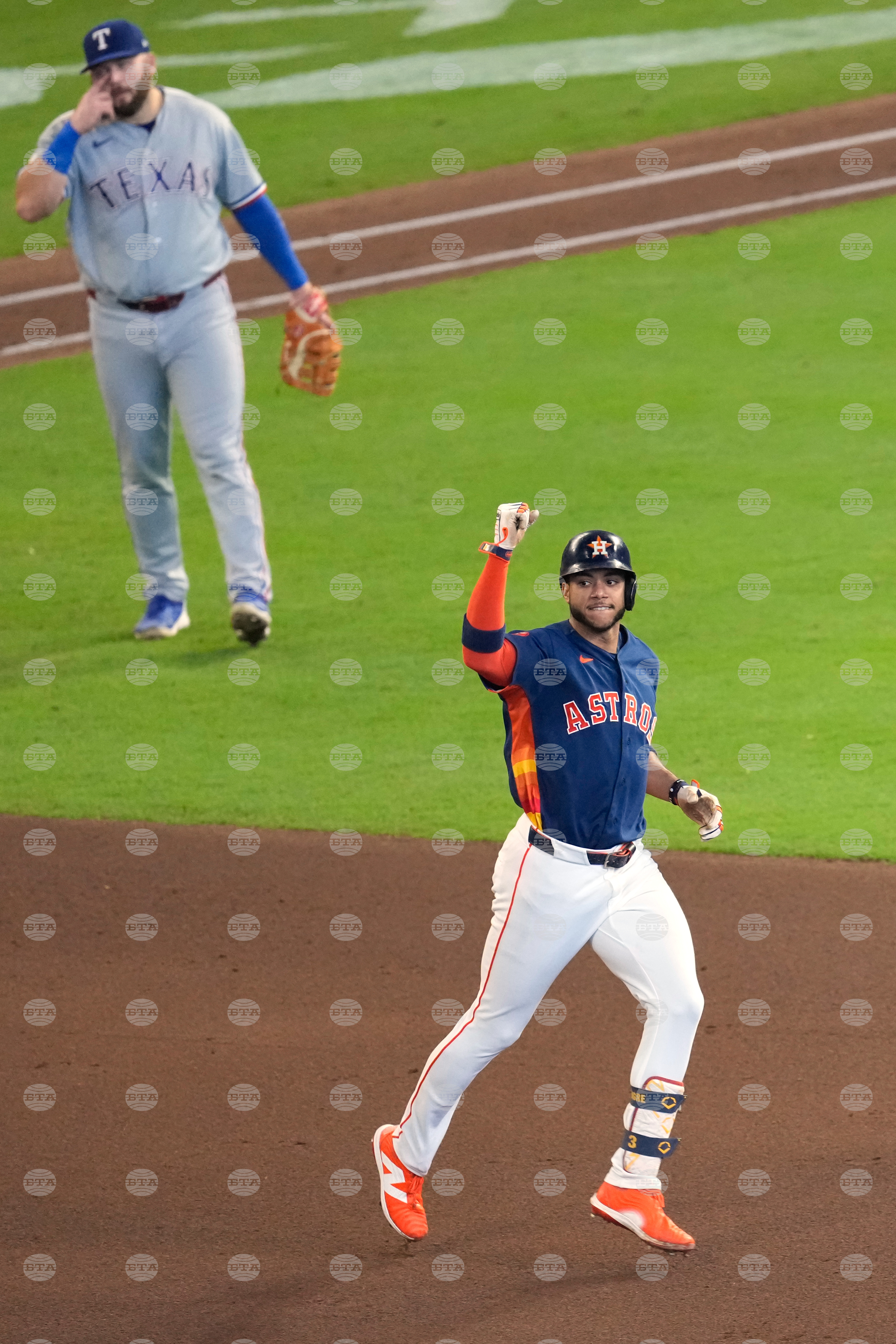 Rangers Astros Baseball