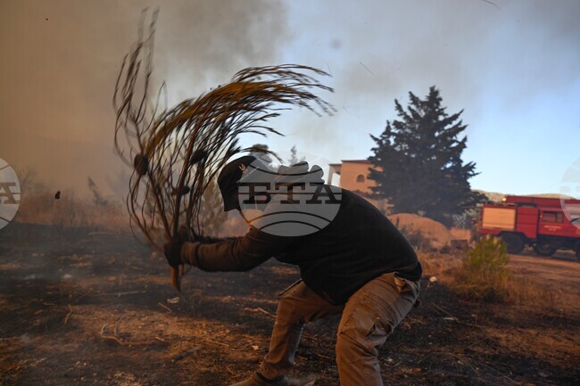 APTOPIX Greece Wildfires