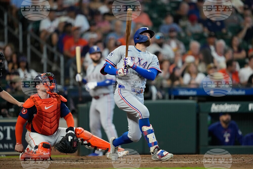 Rangers Astros Baseball