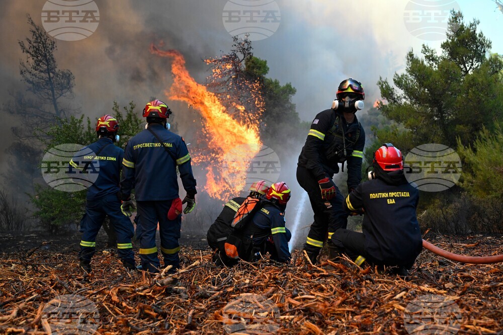 APTOPIX Greece Wildfires