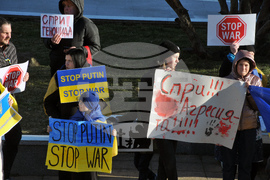 Бургас - митинг срещу войната в Украйна