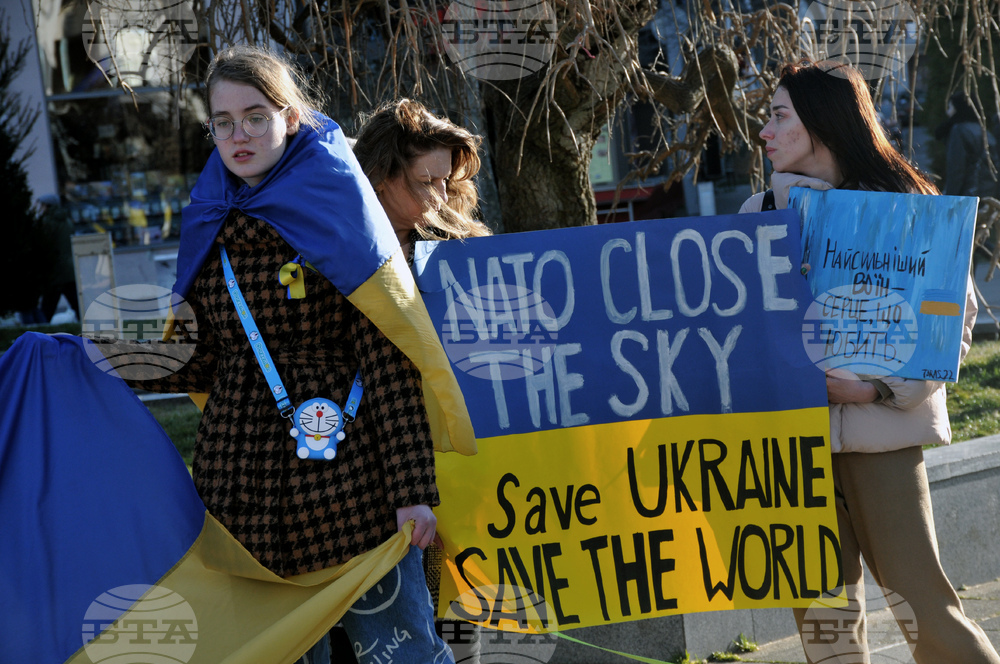 Бургас - митинг срещу войната в Украйна