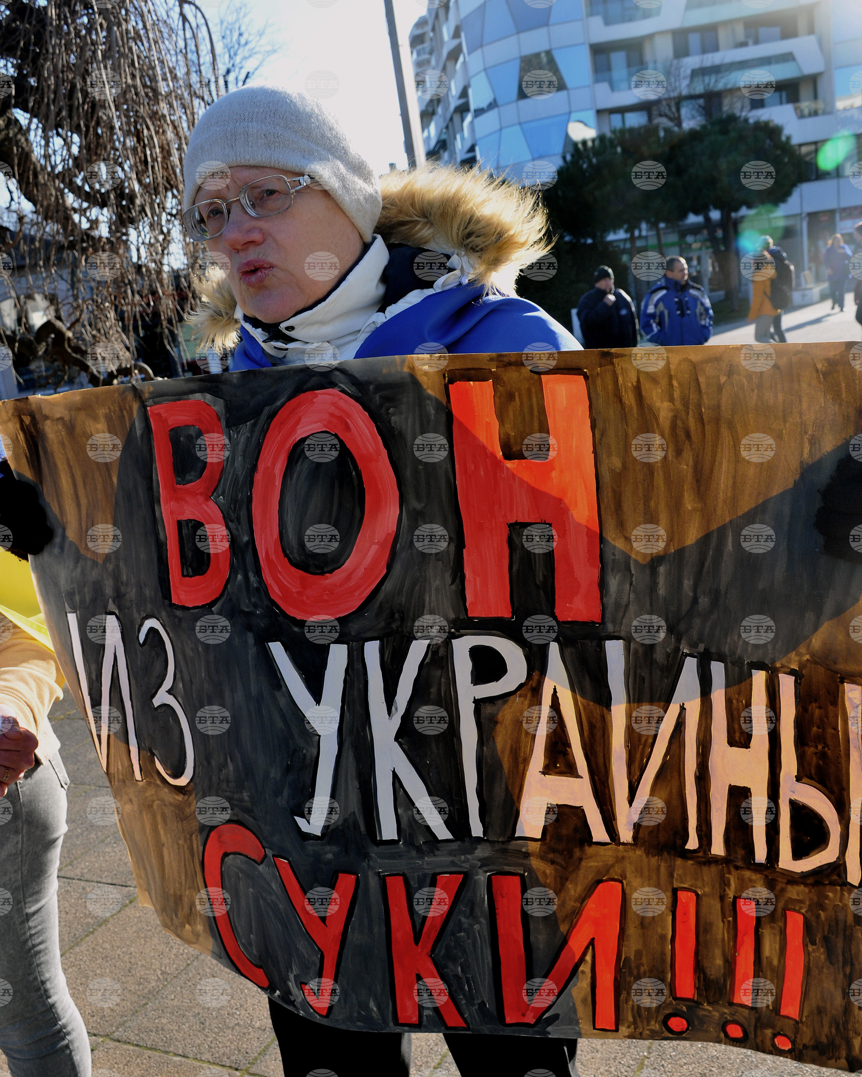 Бургас - митинг срещу войната в Украйна