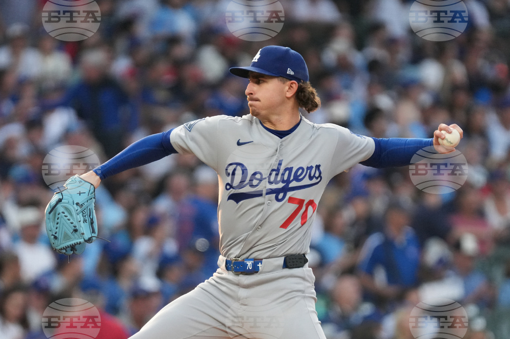 Dodgers Cubs Baseball