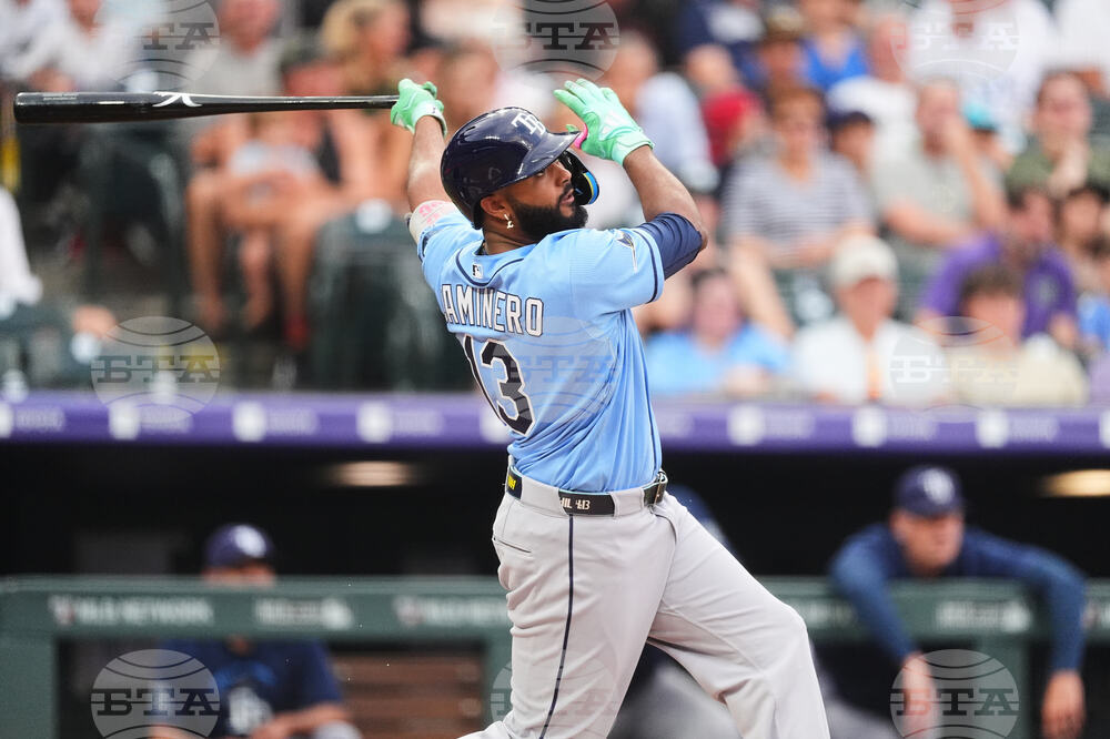 Rays Rockies Baseball