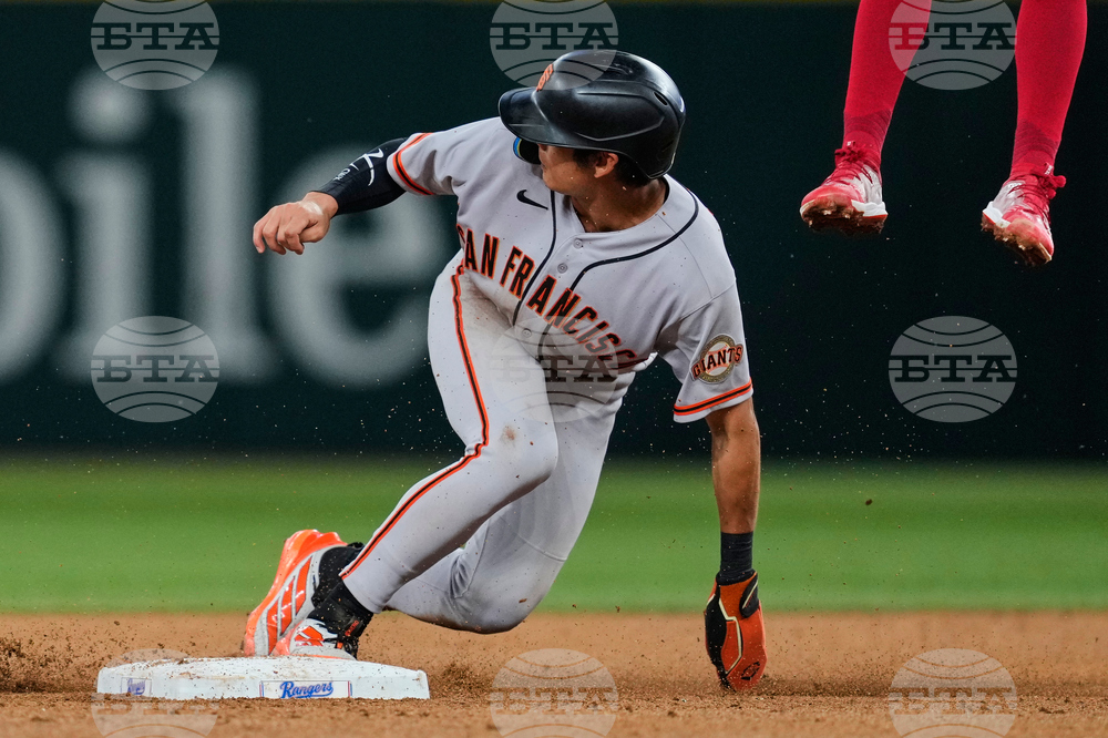 APTOPIX Giants Rangers Baseball