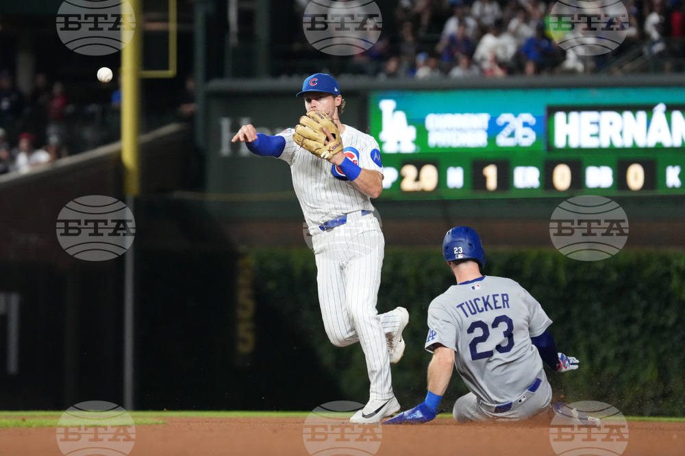 Dodgers Cubs Baseball