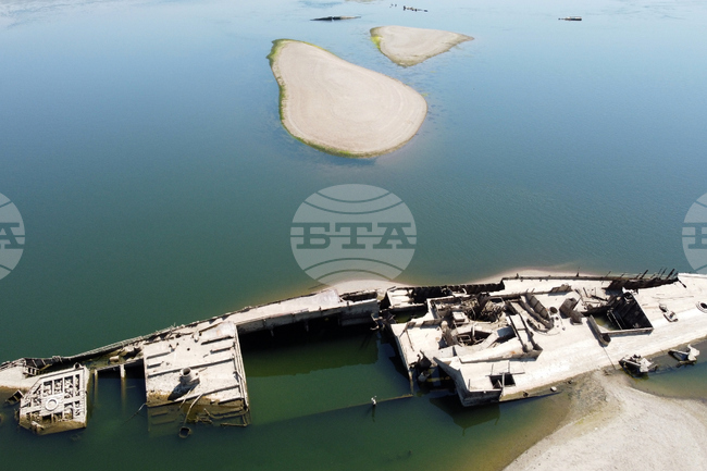 Serbia Danube Sunken Boats