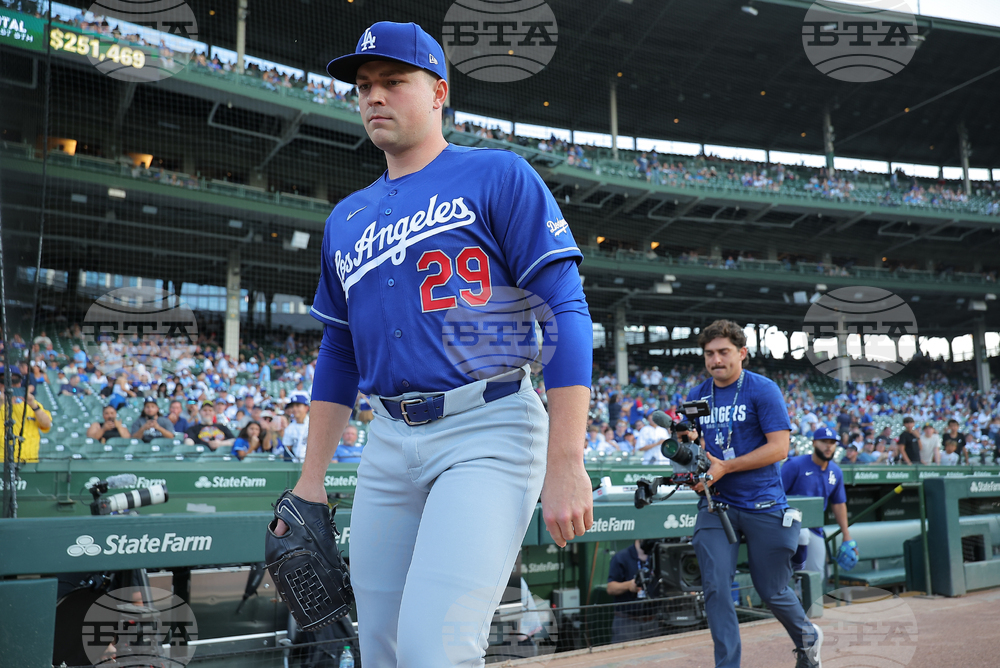 Dodgers Cubs Baseball