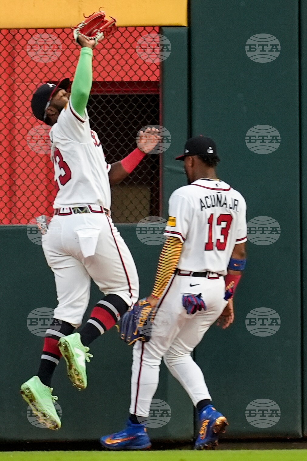 Marlins Braves Baseball
