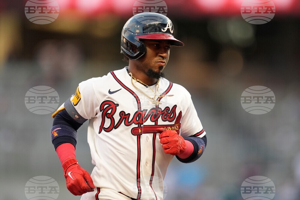 Marlins Braves Baseball