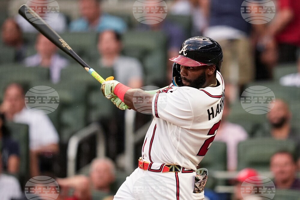 Marlins Braves Baseball