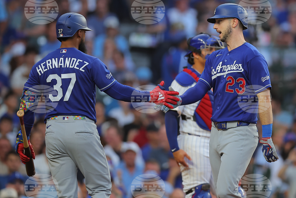 Dodgers Cubs Baseball