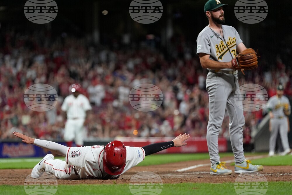 Athletics Reds Baseball