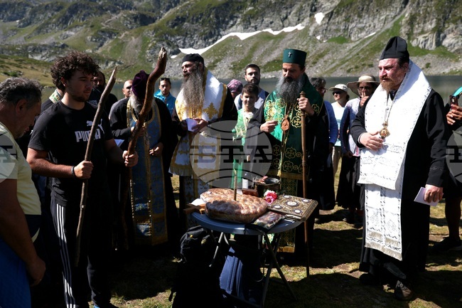Рила планина - патриарх Даниил - „Рилският Чудотворец“ - водосвет