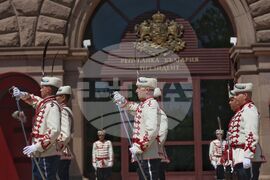 Национална гвардейска част - годишнина - тържествена смяна на почетния гвардейски караул