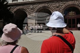 Национална гвардейска част - годишнина - тържествена смяна на почетния гвардейски караул