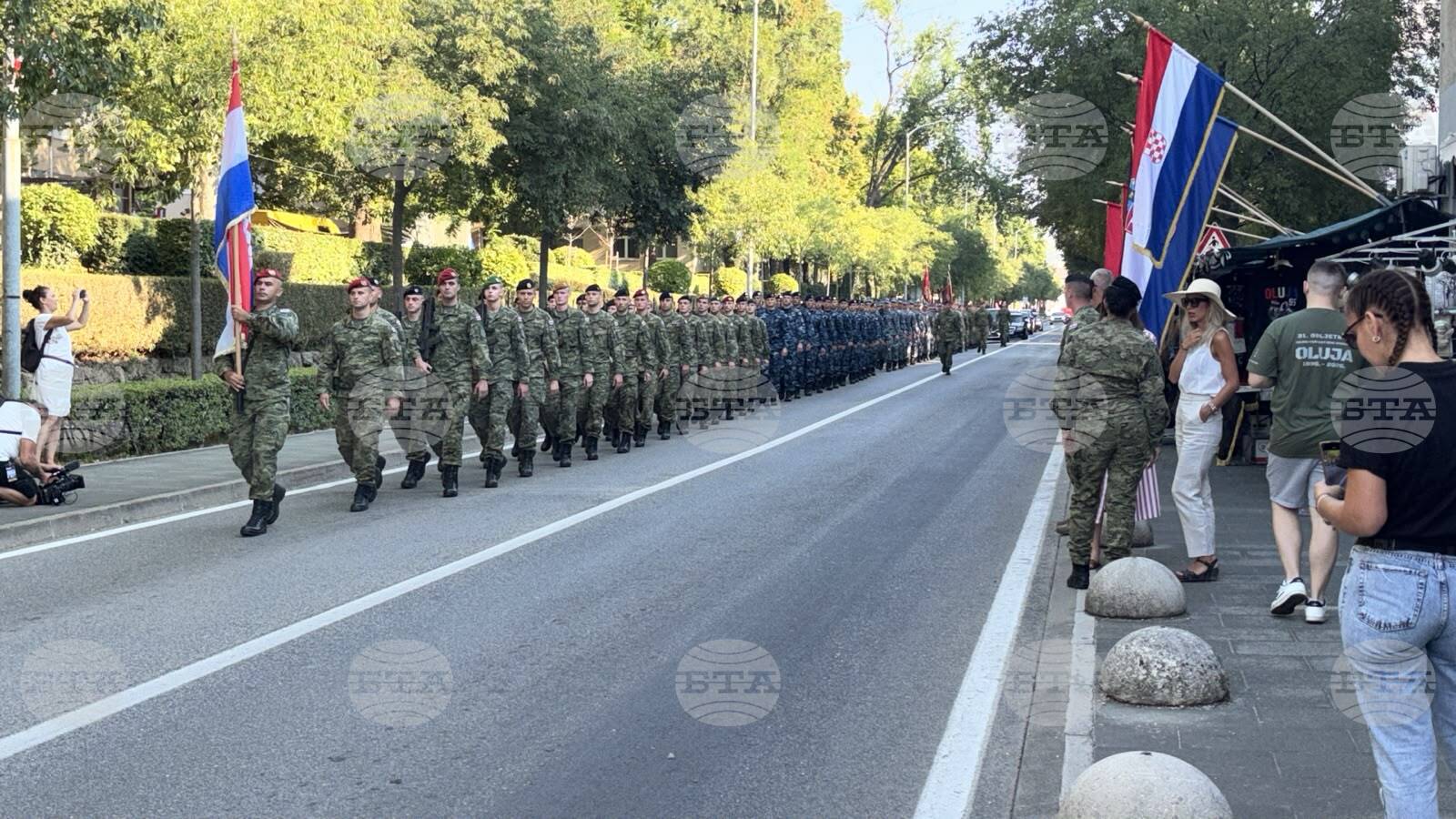 В хърватския град Книн се чества 31-вата годишнина от военната операция "Буря"