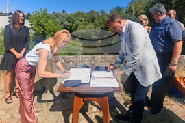 Дряново - Община Габрово - Община Велико Търново - меморандум - подписване