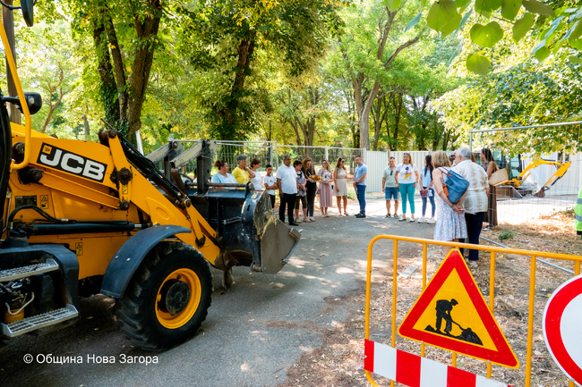 Започна изграждането на търговско-туристическа зона в новозагорското село Баня