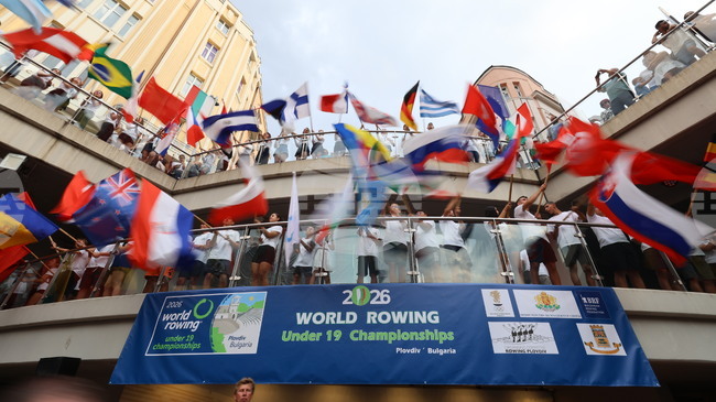 World Rowing Under 19 Championships Open with Ceremony in Plovdiv